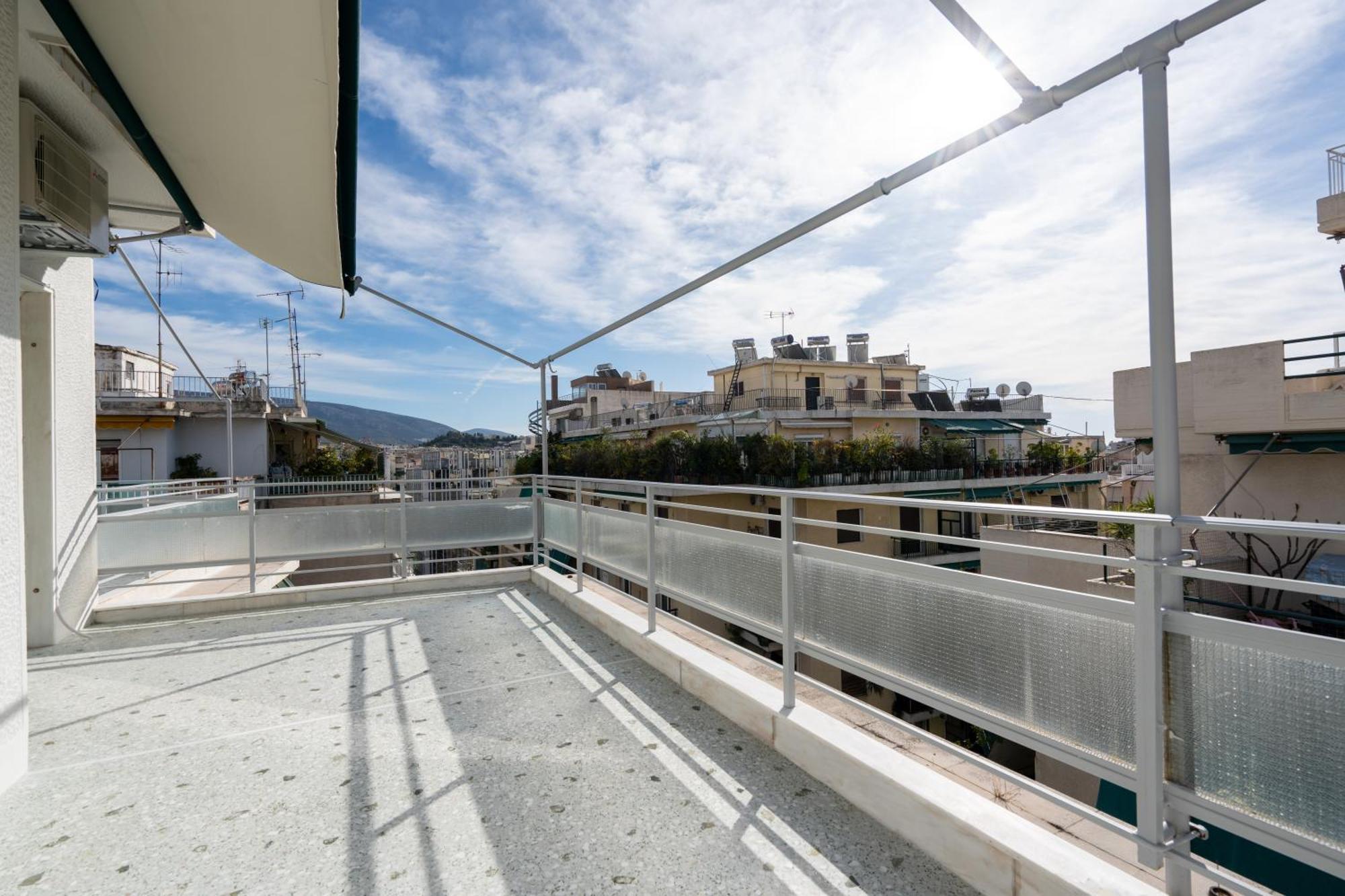 Apartmán Corner Penthouse In Acropolis Atény Exteriér fotografie